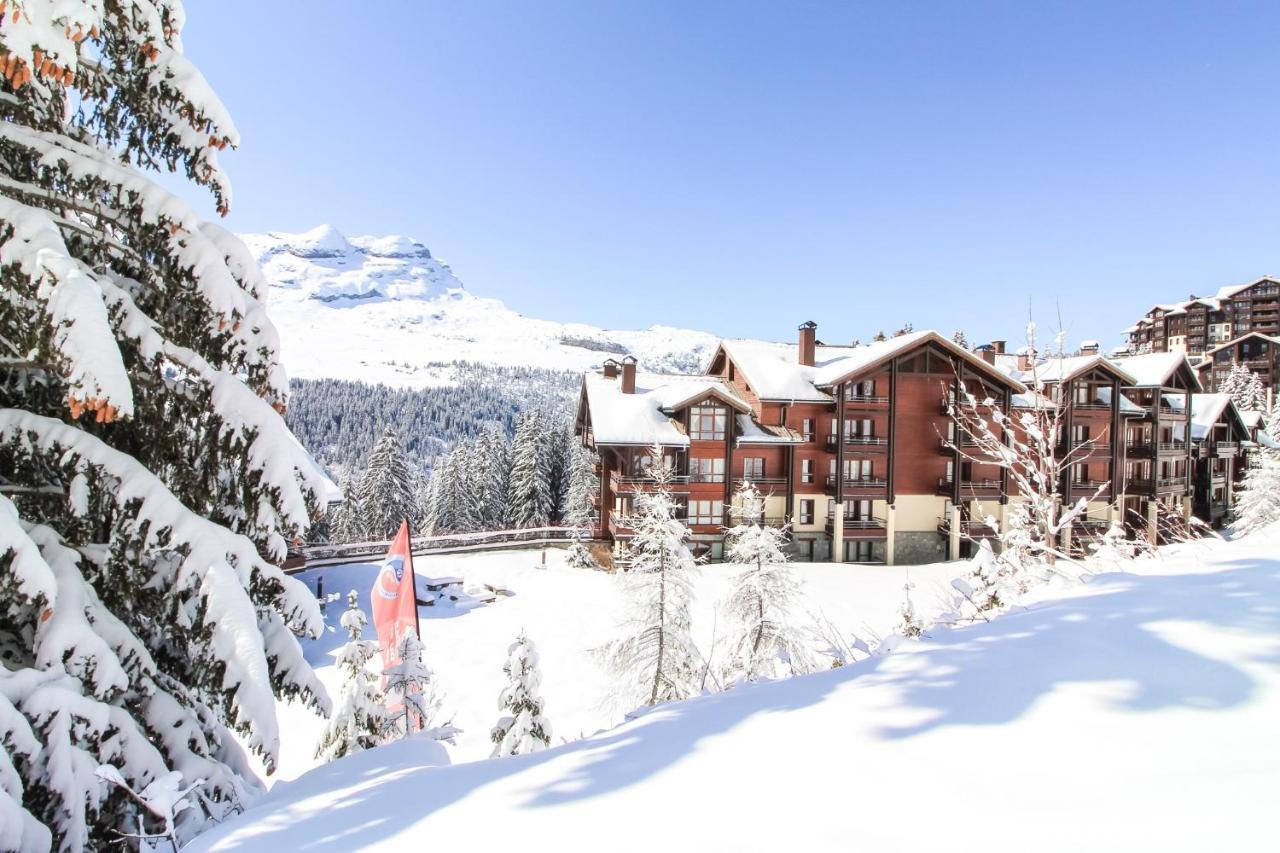 South Facing 2-Bed Apartment With Fireplace, Terrasses Deos Flaine Exteriör bild