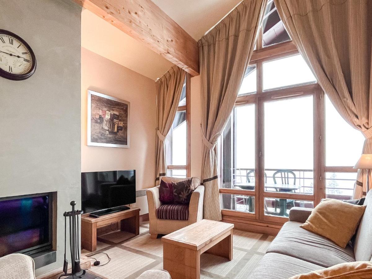 South Facing 2-Bed Apartment With Fireplace, Terrasses Deos Flaine Exteriör bild