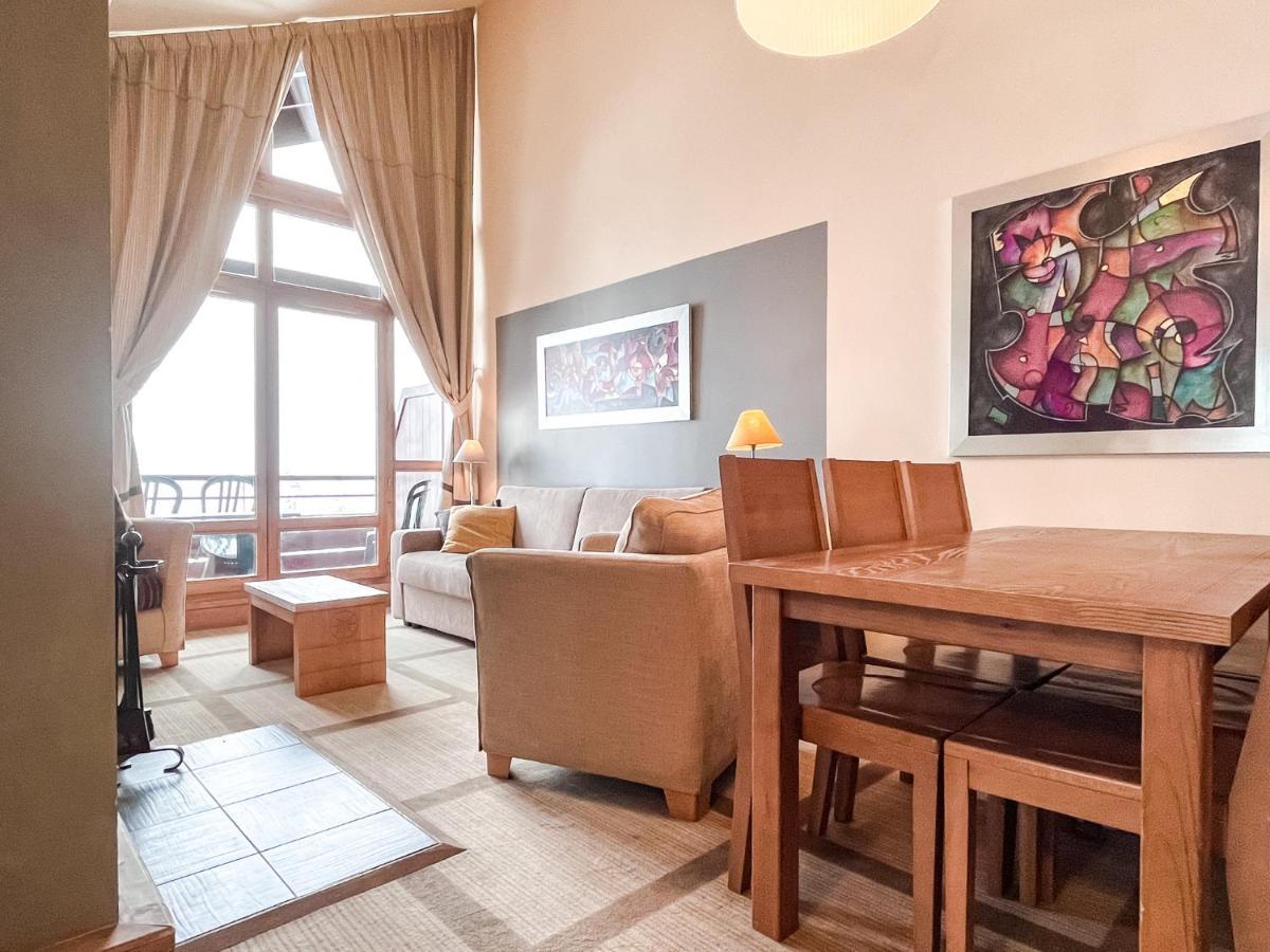 South Facing 2-Bed Apartment With Fireplace, Terrasses Deos Flaine Exteriör bild