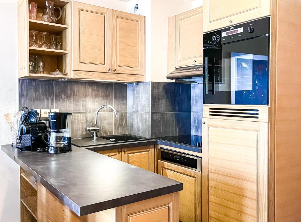 South Facing 2-Bed Apartment With Fireplace, Terrasses Deos Flaine Exteriör bild