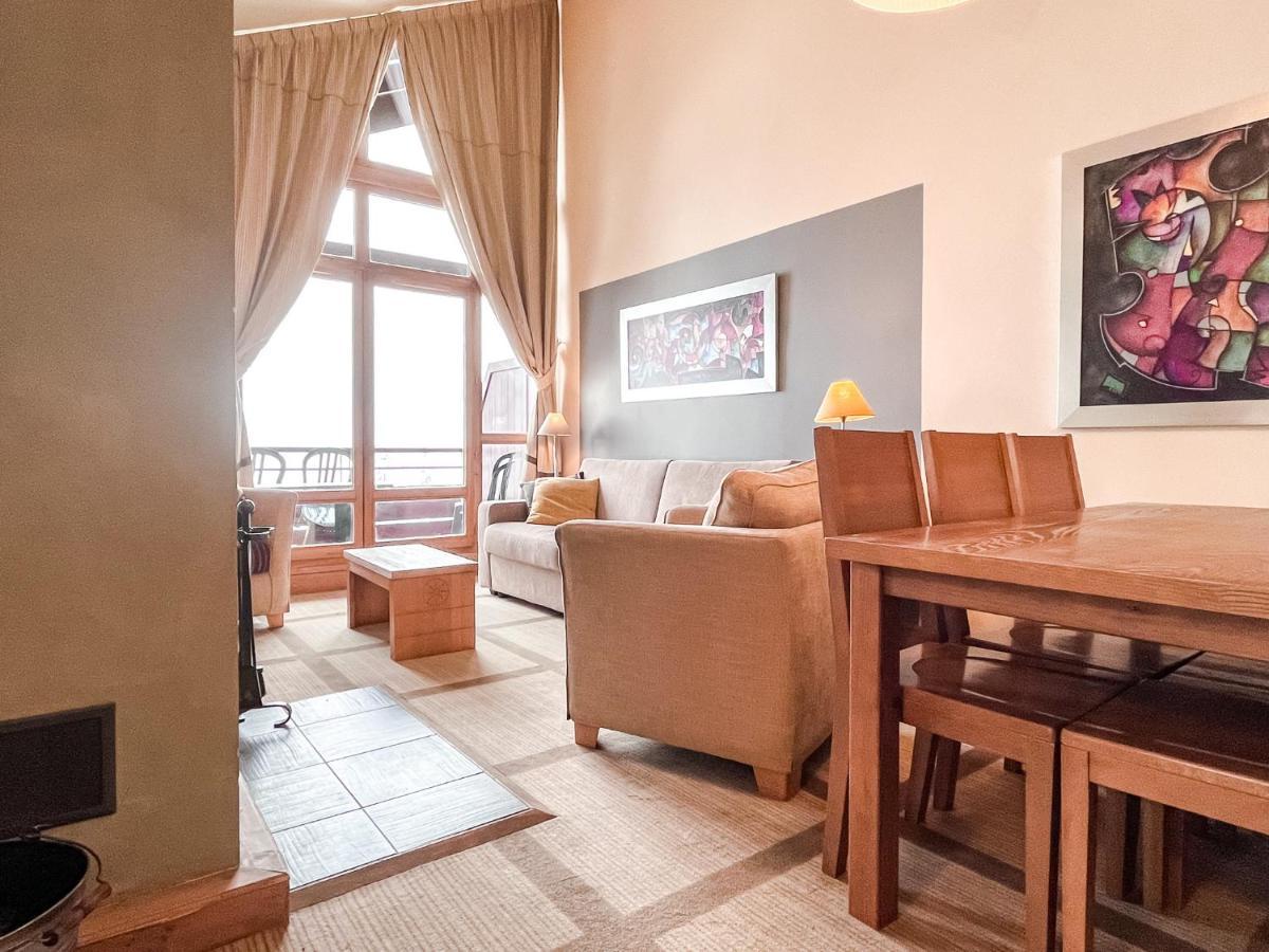 South Facing 2-Bed Apartment With Fireplace, Terrasses Deos Flaine Exteriör bild