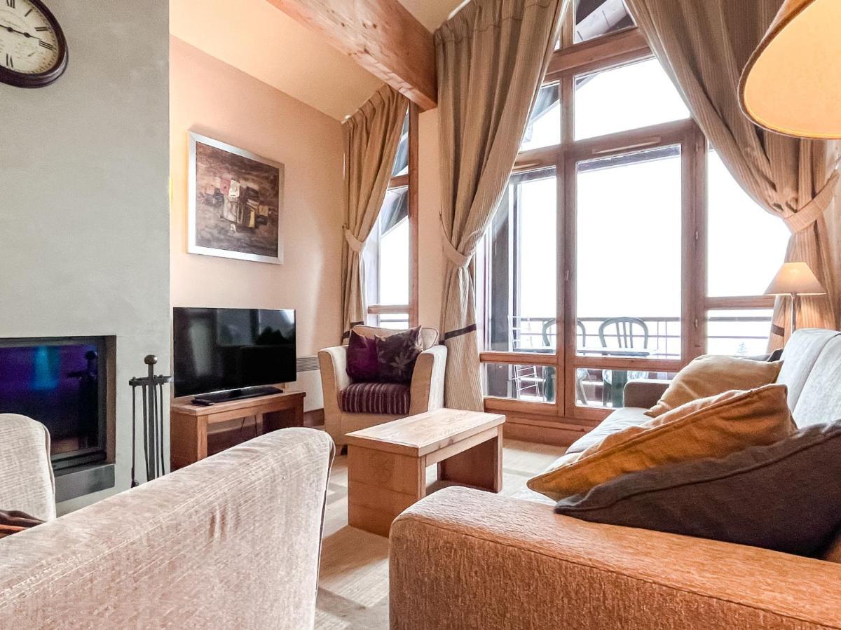 South Facing 2-Bed Apartment With Fireplace, Terrasses Deos Flaine Exteriör bild