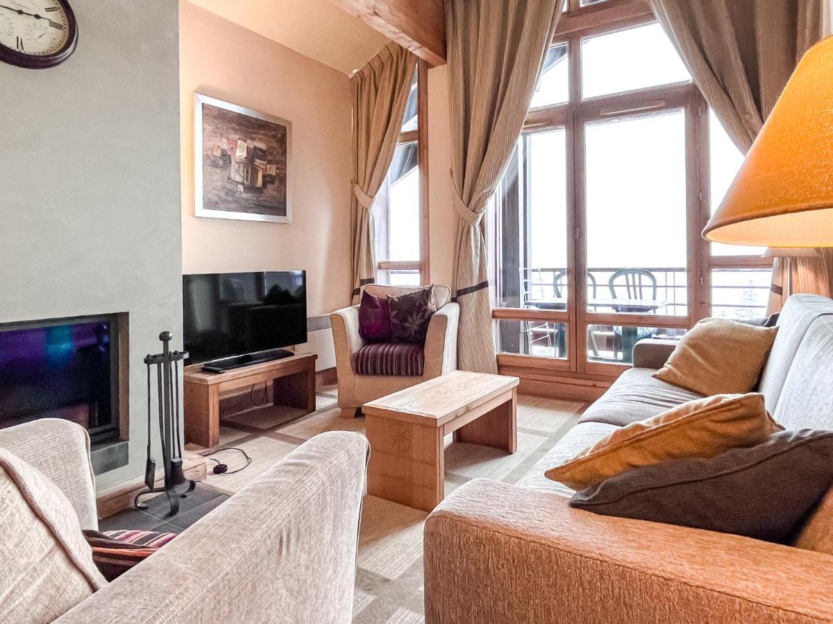 South Facing 2-Bed Apartment With Fireplace, Terrasses Deos Flaine Exteriör bild