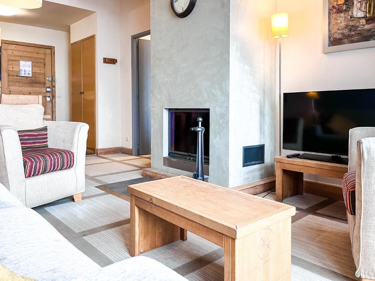 South Facing 2-Bed Apartment With Fireplace, Terrasses Deos Flaine Exteriör bild