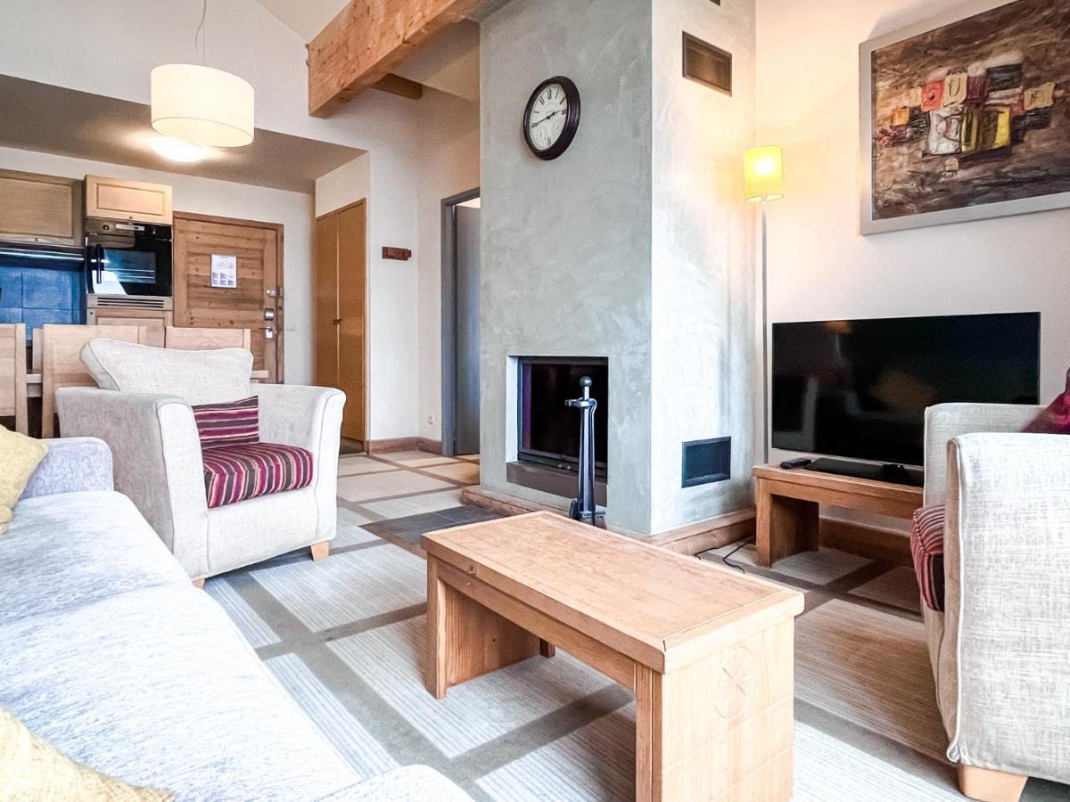 South Facing 2-Bed Apartment With Fireplace, Terrasses Deos Flaine Exteriör bild