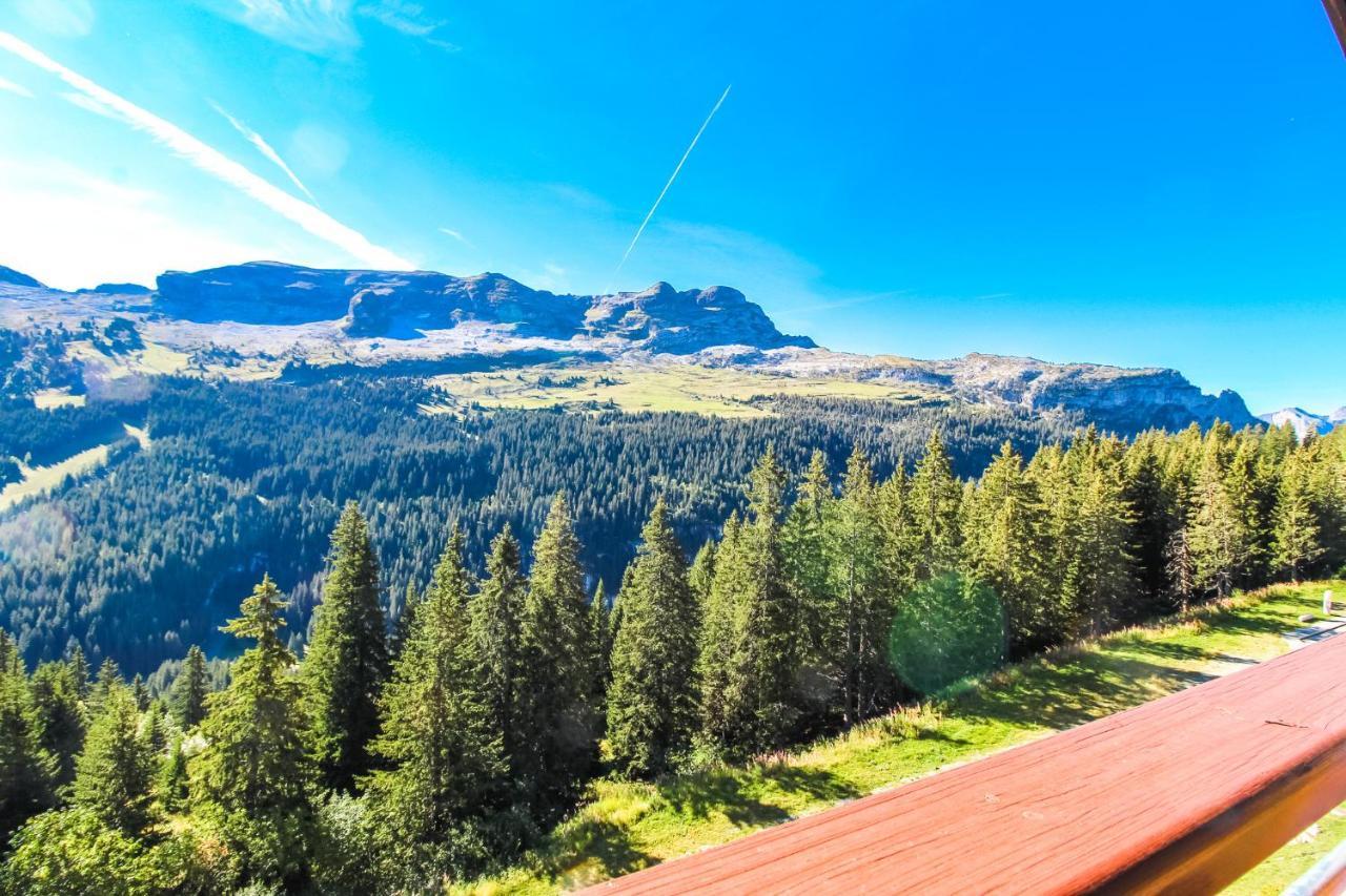 South Facing 2-Bed Apartment With Fireplace, Terrasses Deos Flaine Exteriör bild